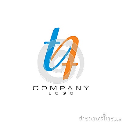 Tt, t letter logo design vector Vector Illustration