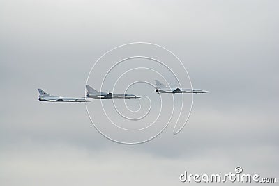 Tu-22M3 bombers Editorial Stock Photo