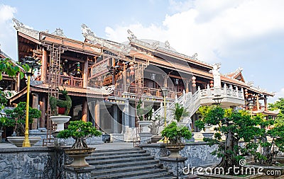 Tu Sac Khai Doan pagoda Daklak, Vietnam Stock Photo