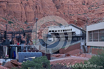 Tuacahn Center for the Arts, Ivins, Utah, Outside of St. George Stock Photo