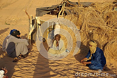 Tuaregs in Libya Editorial Stock Photo