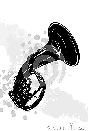 Tuba Vector Illustration