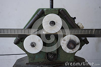 Tube extrusion machine Stock Photo