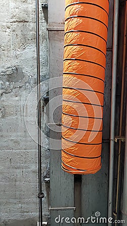 Tube Fan with confined space Stock Photo