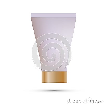 Tube mock-up for cream, tooth paste, gel, sauce, paint, glue. Packaging collection. Vector Vector Illustration