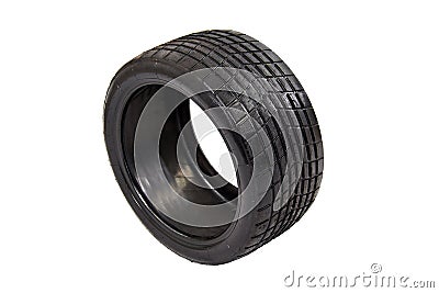 Tubeless radial race tire Stock Photo