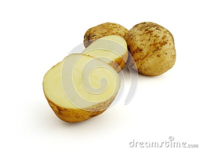 Tuber potato Stock Photo