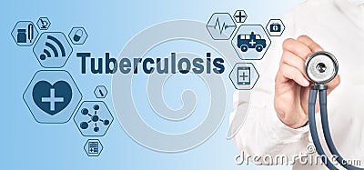 Tuberculosis diagnosis medical and healthcare concept. Doctor Stock Photo