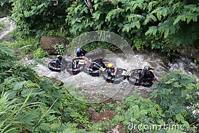 Tubing Editorial Stock Photo