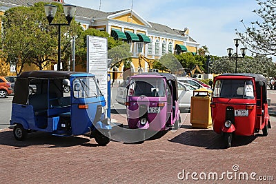 Tuc Tuc bajaj Taxi Editorial Stock Photo