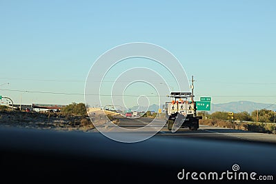 Tucson overpass 5325 Editorial Stock Photo
