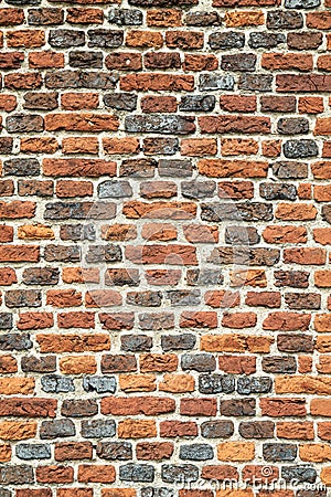 Tudor brickwork at Layer Marney Tower Stock Photo