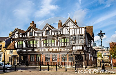 Tudor House in City Centre of Southampton Stock Photo