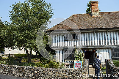 The Tudor House a medieval timbered house in Margate. Editorial Stock Photo