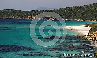 Tuerredda Beach - Sardinia - Italy Stock Photo