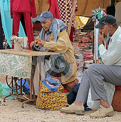 Tuesday Souk In Azrou, Morocco Editorial Stock Photo