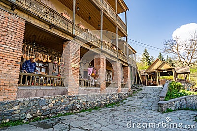 Tufenkian Old Dilijan Complex in the old town area on Sharambeyan street in Dilijan, Armenia Editorial Stock Photo