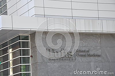 Tufts University School of Dental Medicine Editorial Stock Photo