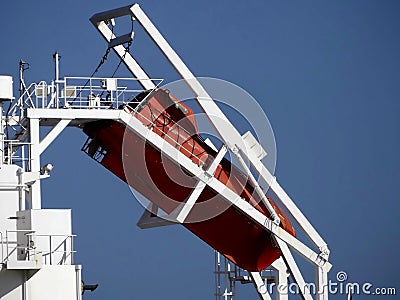 Tug boat in operations Stock Photo