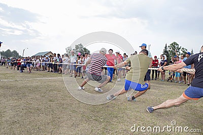 Tug of war Editorial Stock Photo