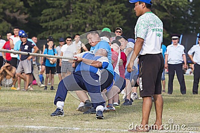 Tug of war Editorial Stock Photo