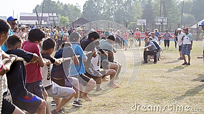 Tug of war Editorial Stock Photo