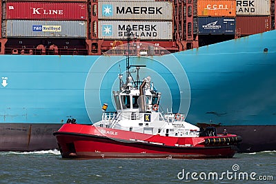 Tugboat BEAGLE of Kotug Smit Editorial Stock Photo