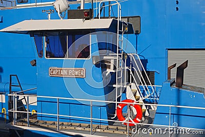 Tugboat Captain Editorial Stock Photo
