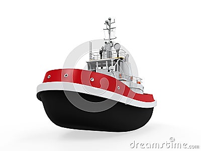 Tugboat Isolated Stock Photo