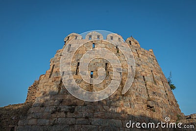 Tughlakabad, Indian Architecture Stock Photo