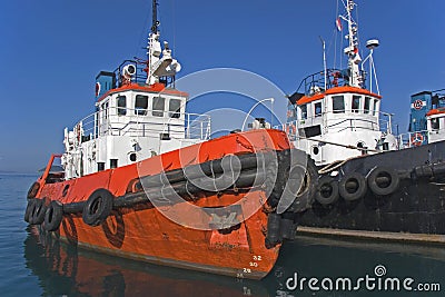 Tugs Stock Photo