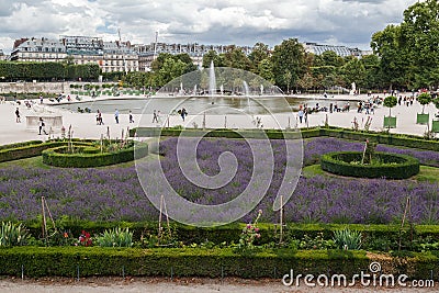 Tuileries Garden Paris France Editorial Stock Photo