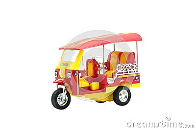 Scale model Tuk-tuk Stock Photo