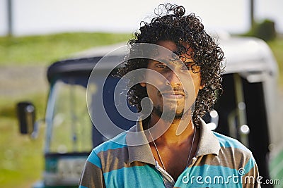 Tuk-tuk driver Stock Photo