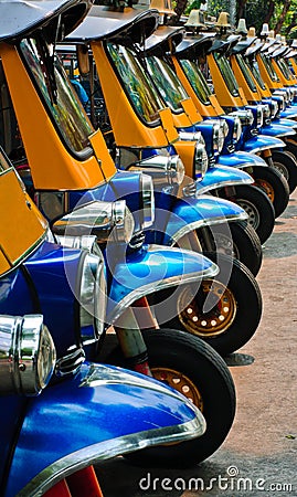 Tuk tuks taxi Stock Photo