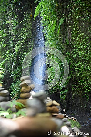 Tukad Cepung Waterfall, at Bangli regency of Bali Stock Photo