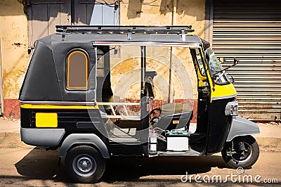 Tuktuk - Rickshaw Stock Photo