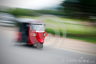 Tuktuk taxi in Sri Lanka Stock Photo