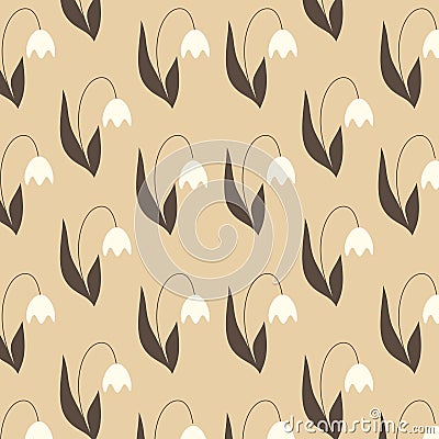 Tulip pattern Vector Illustration