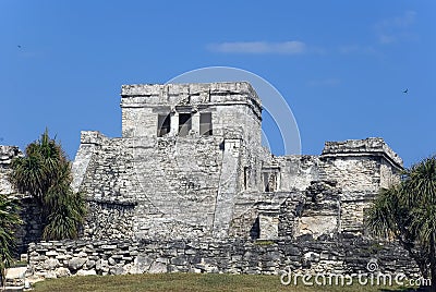 Tulum Ruins Stock Photo