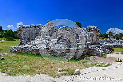 Tulum ruins Stock Photo