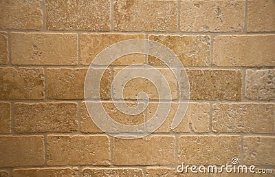 Tumbled Marble Bricks Stock Photo