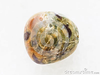 tumbled rhyolite rainforest jasper gemstone Stock Photo