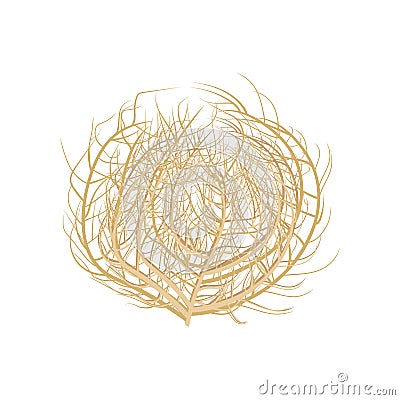 Tumbleweed illustration . Cartoon Illustration