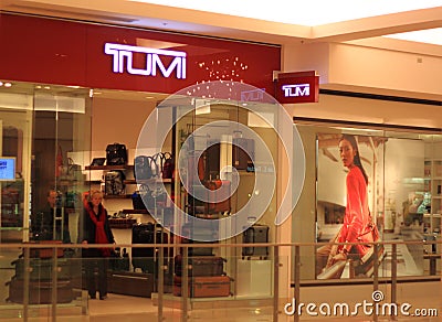 Tumi Retail Store Editorial Stock Photo