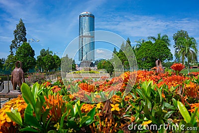 Tun Mustapha Tower Editorial Stock Photo