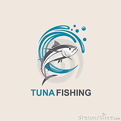 Tuna fish icon Vector Illustration