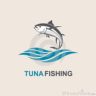 Tuna fish icon Vector Illustration