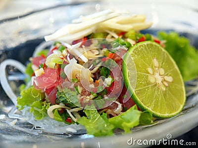 Tuna fish salad Stock Photo