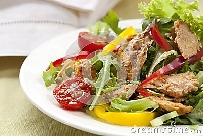 Tuna Salad Stock Photo